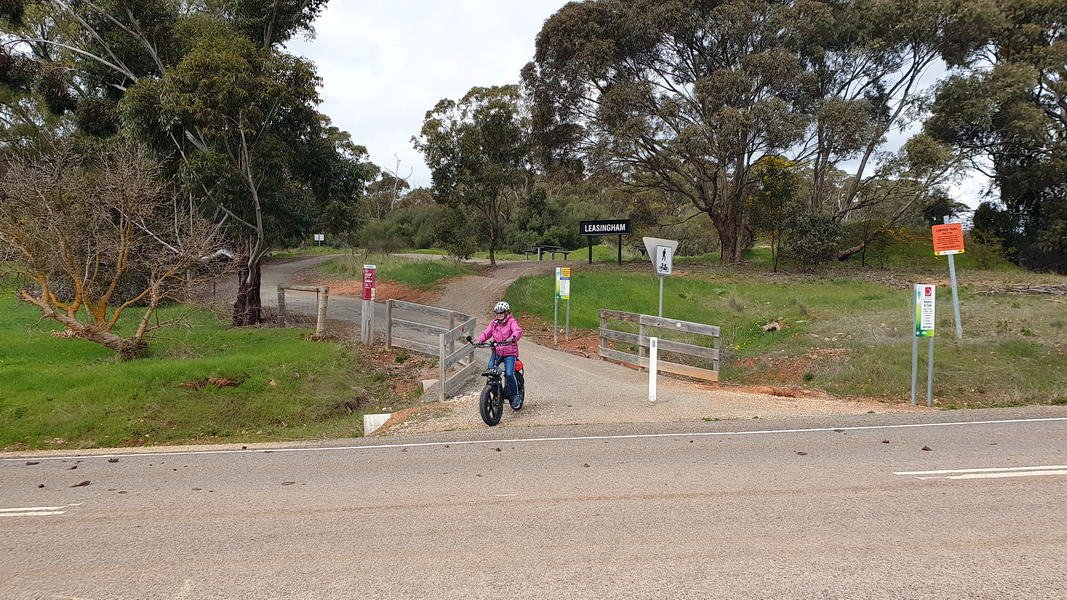 Riesling Rail Trail Leasingham Turnoff