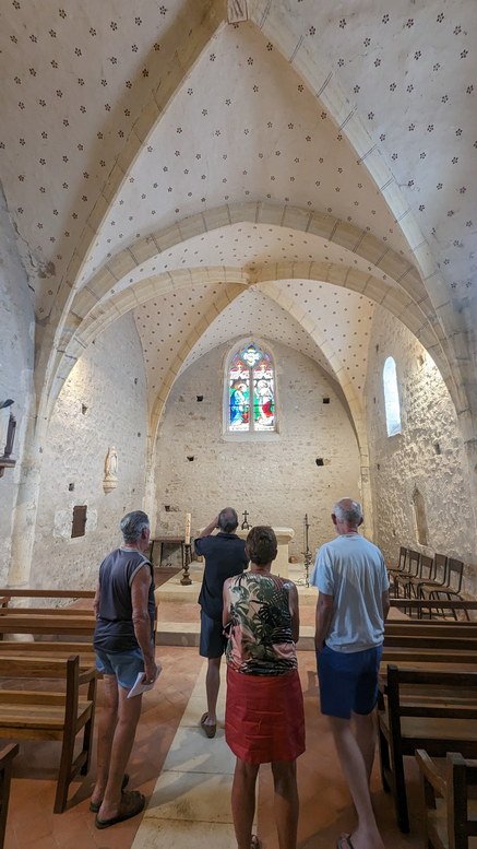 Bouzais Eglise Saint Roch. 14th century church